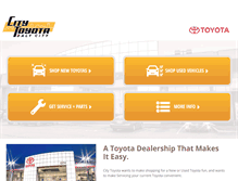 Tablet Screenshot of citytoyota.com