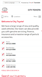 Mobile Screenshot of citytoyota.net.au